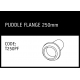 Marley Polyethylene Puddle Flange d250 - T250PF